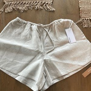 Reformation Zoey Linen shorts